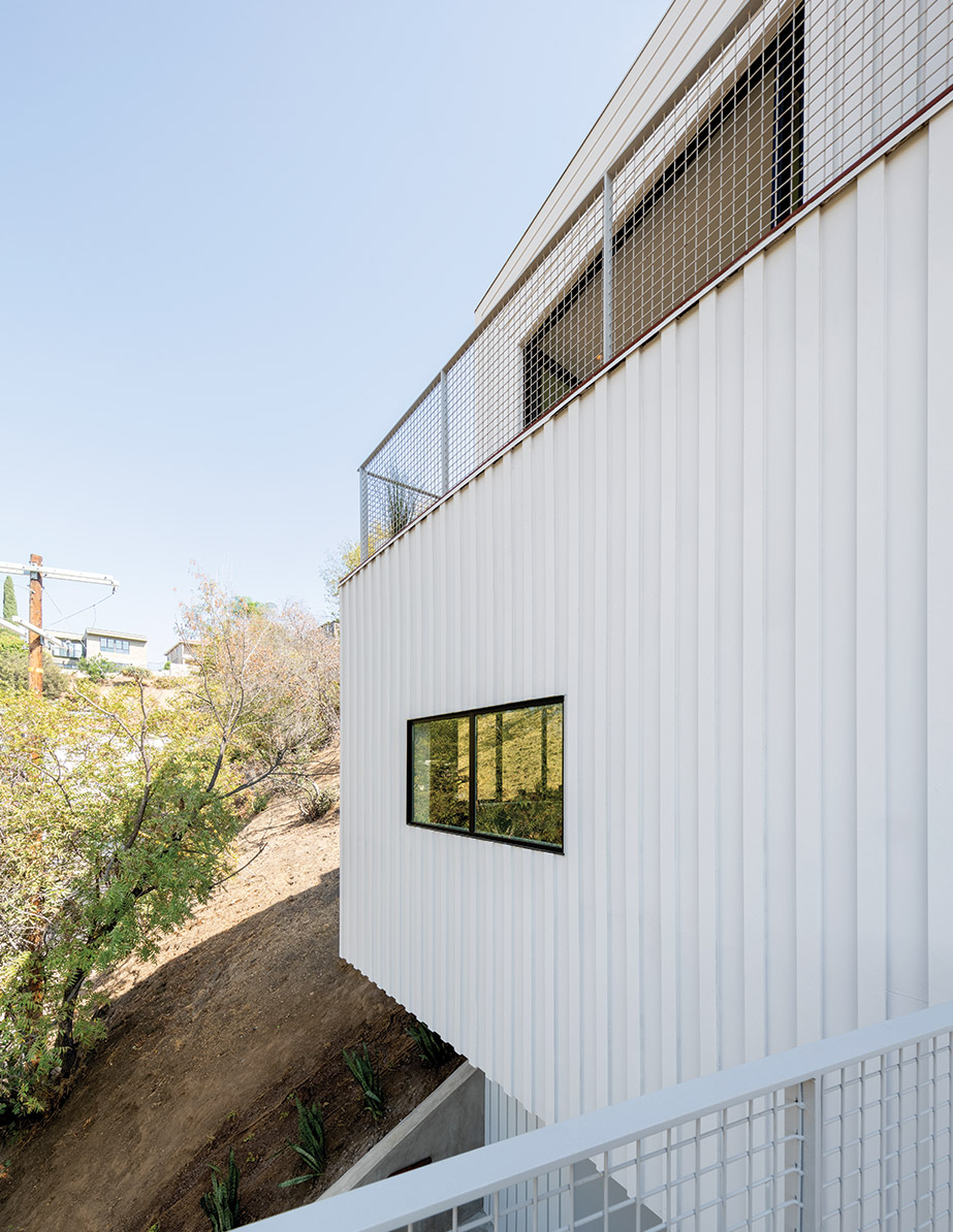 The cladding of FreelandBuck's Stack House in L.A.