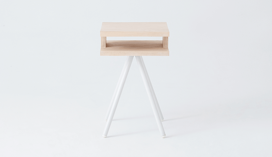 Steel Wood Side Table by EQ3