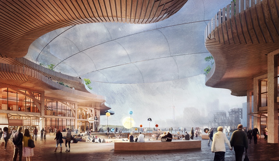 Rendering by Picture Plane for Thomas Heatherwick