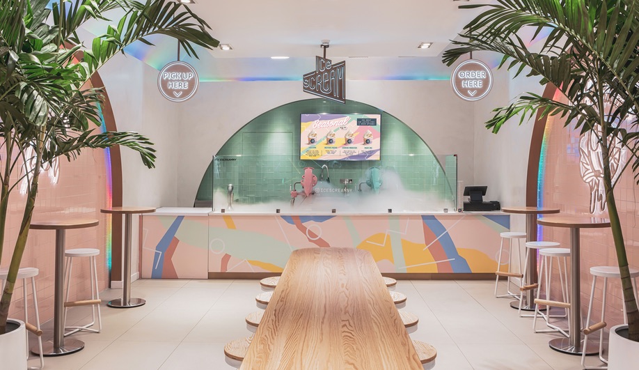 Aesthetique’s New York Ice Scream Shop Serves Up Trend Appeal