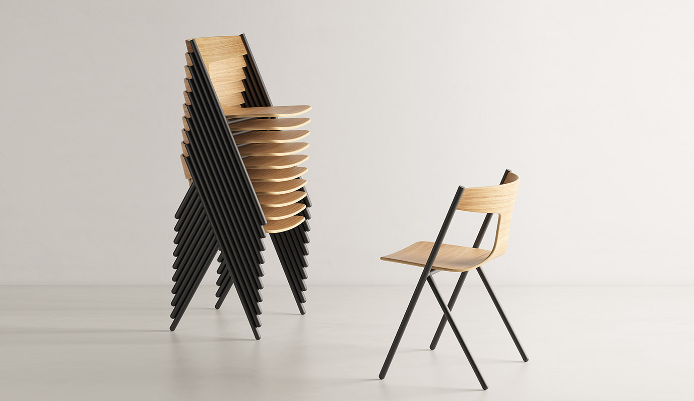 Quadra Chair by Viccarbe